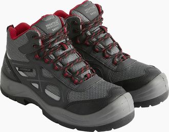 Regatta Mens Regatta Mens Limestone Waterproof Safety Boots - Black - Size: 12