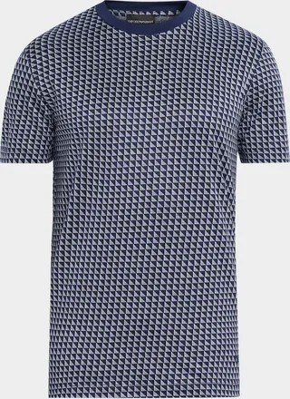 Emporio Armani Men & apos;s Contrast Triangle Crewneck T-Shirt