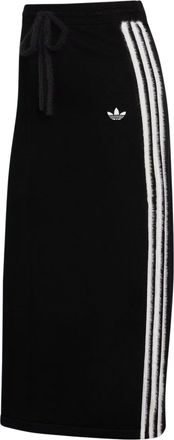 adidas (WMNS) adidas Knitted Skirt Asia Sizing Black White KS9373
