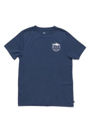 Maui and Sons Shark Logo Graphic T-Shirt in Navy at Nordstrom, Size Medium