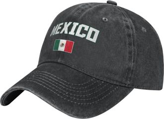 Generic Mexico Flag Mexican Cool Unisex Baseball Cap Do Old Dad Caps Low Profile Casual Hat for Golf Running Summer