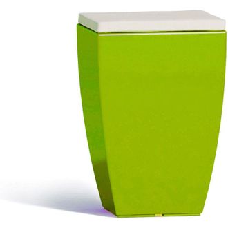 Monacis Puf Comfy Fine Verde En Pol&iacute;mero Monacis - Cm 33x33x55 H