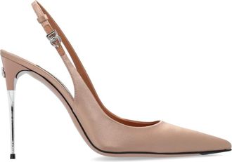 Dolce & Gabbana Hoge hakken schoenen - Dames - Pumps - Beige - 40 EU - Leer - Schoenen