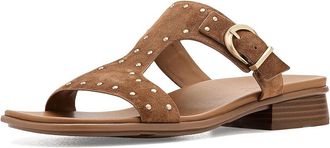 Naturalizer Beach Womens Sandals Walnut Wake Suede : 10.5 M (B), Leather