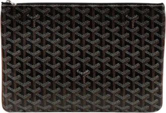 Goyard Pre-owned Clutches, female, Black, Size: ONE SIZE Pre-owned Sena MM Clutch