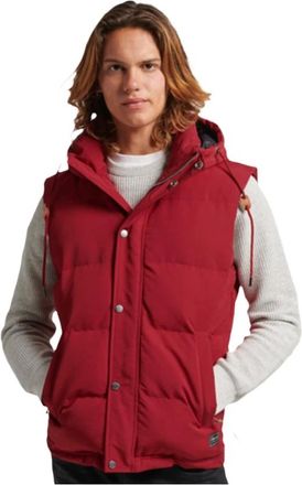Superdry Stijlvolle Winterjassen Collectie - Heren - Bodywarmers - Rood - S - Jassen