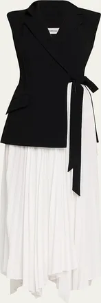 SIMKHAI Helena Combo Sleeveless Maxi Dress