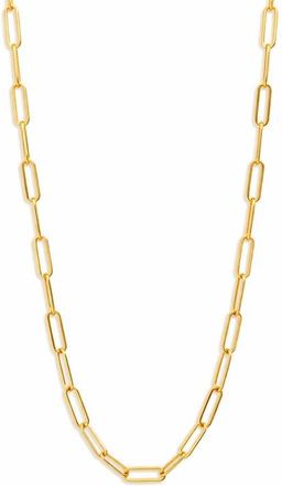Argento Vivo Paper Clip Chain Necklace in Gold at Nordstrom