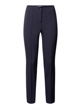 Cambio Cambio Stretchhose mit Bundfalten Modell ROS Modell ROS in Marine, Gr&ouml;&szlig;e 32