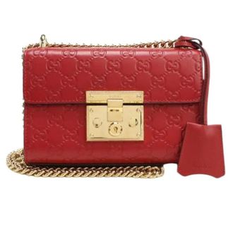 Gucci Pre-owned Cross Body Bags, female, Red, Size: ONE SIZE Pre-owned Vintage Shoulder Bag