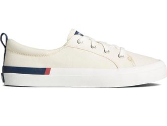 Sperry Top-Sider Crest Vibe Seasonal Womens Shoes Off-White Stripe : 5.5 M (B), Rubber