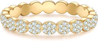 Glanzst&uuml;cke M&uuml;nchen Womens Glanzst&frac14;cke M&frac14;nchen Silberring - Gold Sterling Silver - Size I