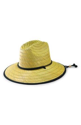 San Diego Hat Company Straw Lifeguard Hat in Natural at Nordstrom Rack
