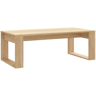 vidaXL Mesa De Centro Madera De Ingenier&iacute;a Roble Sonoma 102x50x35 Cm Vidaxl