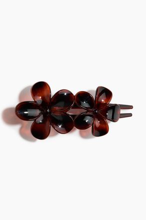H&M Haarspange mit Bl&uuml;ten - Brown