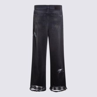 Amiri Mens Jeans Steel Black _100 % Co