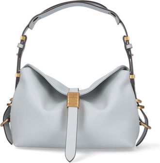 Pinko Rectangular Grey Bag With Structured Design And Versatile Carrying Options