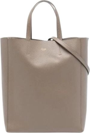 Celine Pre-owned Tote Bags, female, Brown, Size: ONE SIZE Pre-owned Vertical Cabas