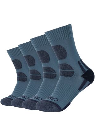Camano Wandersocken CAMANO Function, Damen, Gr. 35-38, blau (denim), Materialmix, mehrfarbig, normal, Socken Wandersocken, mit Fussgew&ouml;lbe-St&uuml;tze
