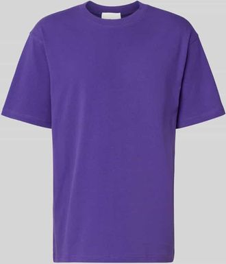 Armedangels Armedangels Relaxed Fit T-Shirt aus Bio-Baumwoll-Mix Modell MAARKOS in Violett, Gr&ouml;&szlig;e XXL