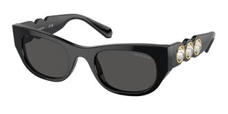 Swarovski SK6022 100187 Womens Sunglasses Black Size 51