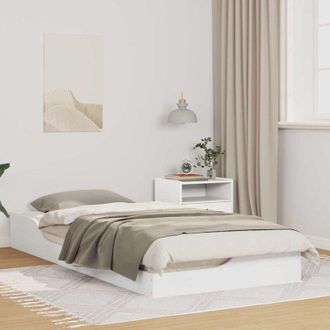 vidaXL Estructura De Cama Blanco 90 X 200 Cm Madera Maciza De Pino Vidaxl