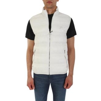 Karl Lagerfeld Heren, Jassen, Wit, Maat: 4XL Leer