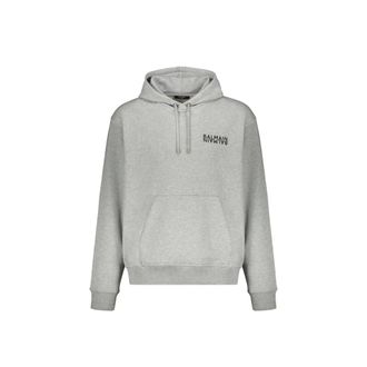 Balmain Logo Motif Hoodie