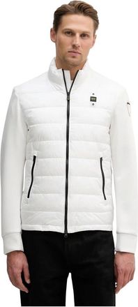 Blauer Jassen, Heren, Wit, M, Leer, Hebron Jacket