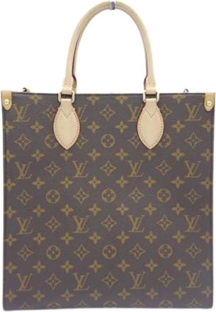 Louis Vuitton Pre-owned Tote Bags, female, Brown, Size: ONE SIZE Pre-owned Vintage Canvas Tote Bag