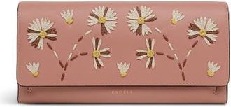 Radley London Picton Place - Floral Large Flapover Wallet in Carnation at Nordstrom
