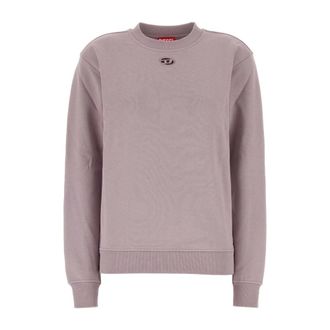 Diesel Dames, Sweatshirts & Hoodies, Paars, Maat: M Katoen