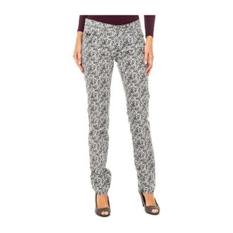 La Martina Bloemig Ontwerp Lange Broek voor Vrouwen - Dames - Straight fit broeken - Veelkleurig - W29 - Broeken