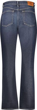 Calvin Klein High-Rise Straight-Leg Jeans - Blue