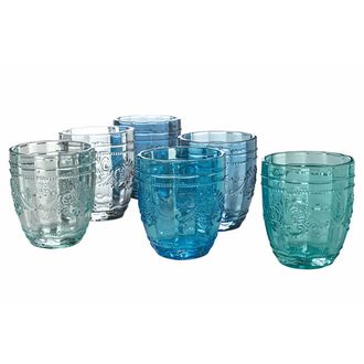 Villa D'Este Home Tivoli Syrah Set de 6 vasos de agua, 235 ml, multicolor