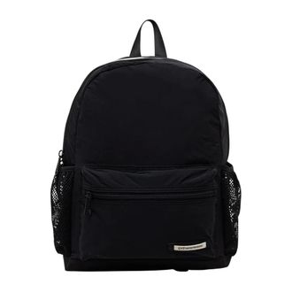 Emporio Armani Emporio Armani Ea7, Tassen, unisex, Zwart, ONE Size, Nylon, City Logo-Patch Rugzak