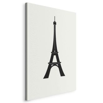 OEM Imagen: Gr&aacute;fico Sencillo De La Torre Eiffel En Blanco Y Negro