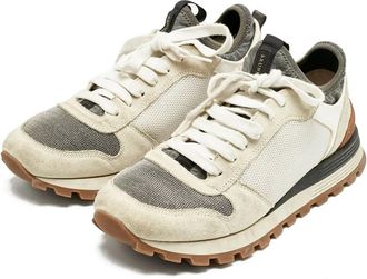 Brunello Cucinelli Sneakers in rete - Grigio