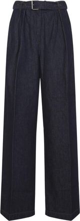 Dries Van Noten Blue Wide-leg Jeans