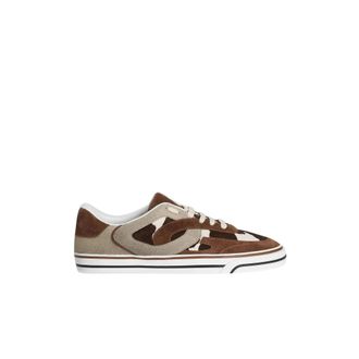 Dolce & Gabbana Sneakers, male, Brown, Size: 12 US Pony Dg Sailing Printed Sneakers