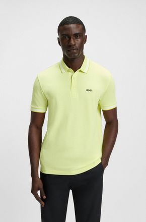 Boss Green by Hugo Boss Poloshirt BOSS GREEN Paddy, Herren, Gr. XXL, gr&uuml;n (open gr&uuml;n343), Jersey, Obermaterial: 100% Baumwolle, regular fit, hoch geschlossener Ausschnitt, en
