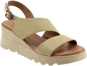 Bueno Gianna Slingback Platform Wedge Sandal in Moss at Nordstrom Rack, Size 10.5-11Us / 42Eu