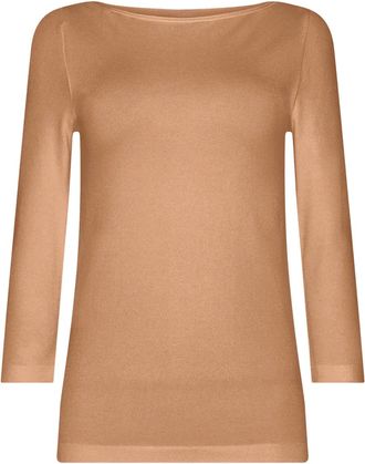 Wolford Cordoba long-sleeve jersey - women - Cotton/Polyamide/Elastane - S - Neutrals