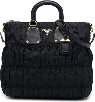 Prada Pre-owned Prada Tessuto Gaufre Satchel Ladies F6C6FT58UPXPRRWY