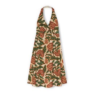 Motivi Midi Kleedjes - Dames - Casual kleedjes - Beige - XS - Kleedjes