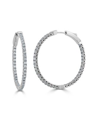 Sabrina Designs 14K 1.85 Ct. Tw. Diamond Inside Out Hoops