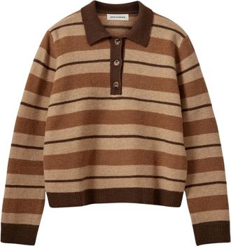 Sofie Schnoor Tops, Dames, Bruin, XS, Polo Shirts