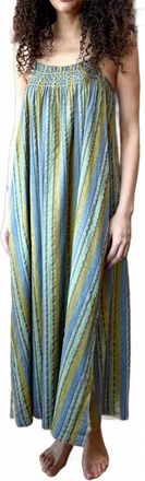 Hod Paris Lexima Dress In Green Stripe