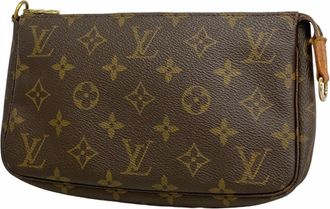 Louis Vuitton Brown Pouch (Pre-Owned)