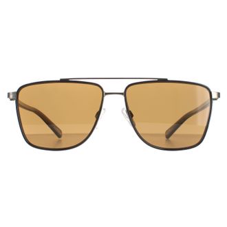 Ted Baker Vierkant Mannen Dark Gray Brown TB1577 Folke